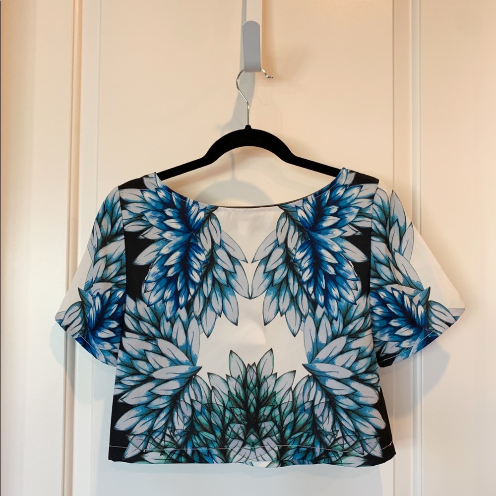 Finders and keepers crop top blouse